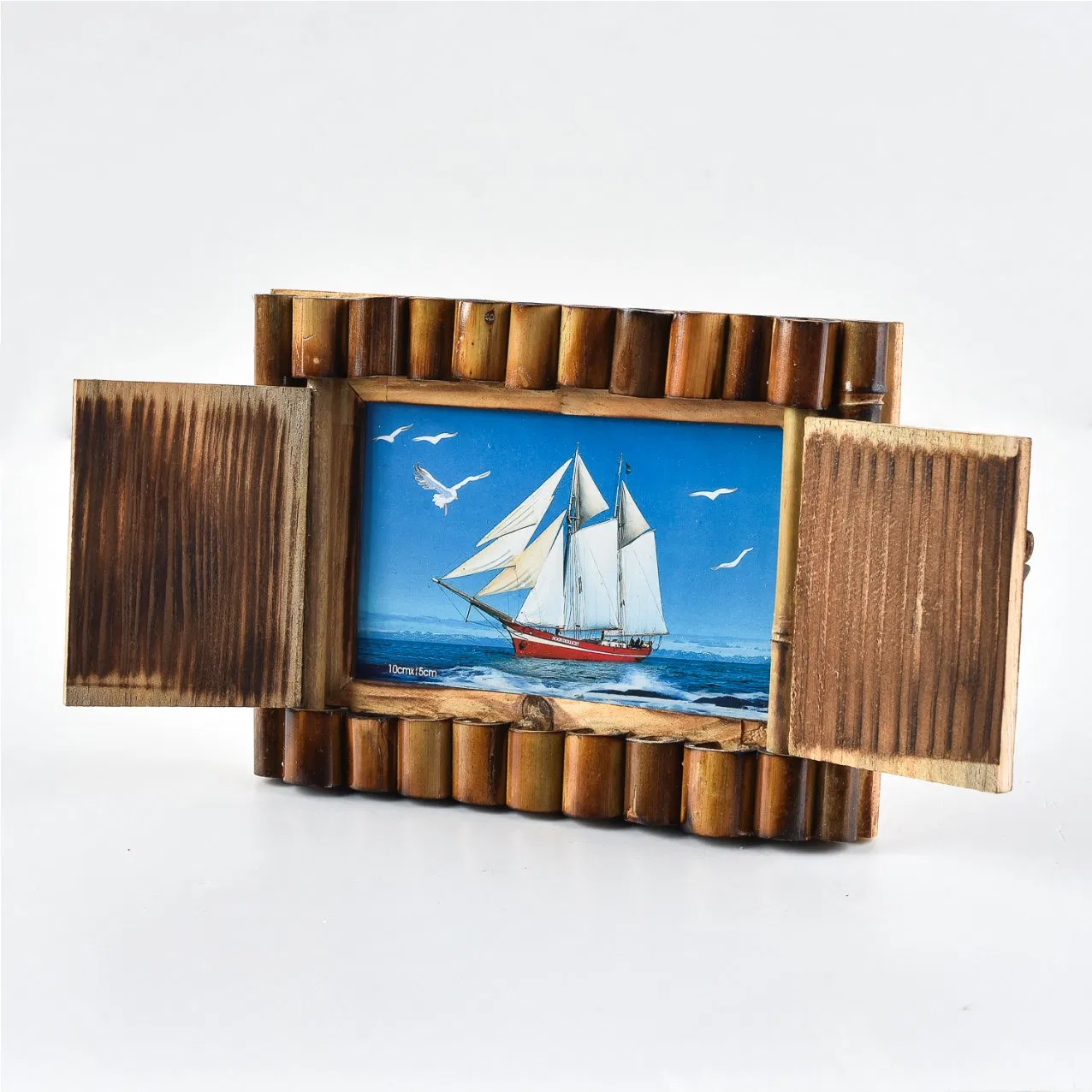 Decoração de casa de madeira 6X8 4X6 Molduras artesanais para fotos Molduras para fotos de madeira