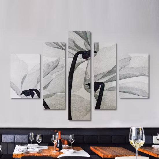 Painéis de arte acústica com impressão de tecido personalizados para teto de parede